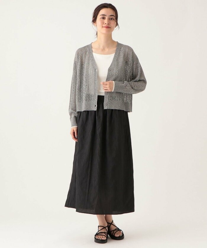 Afternoon Tea LIVING公式　ワッシャーサテンスカート