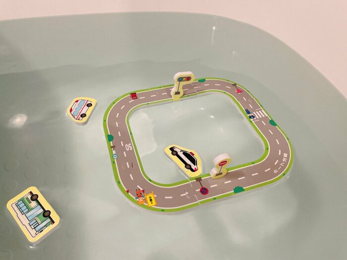 お湯にぷかぷか浮かべることもできます