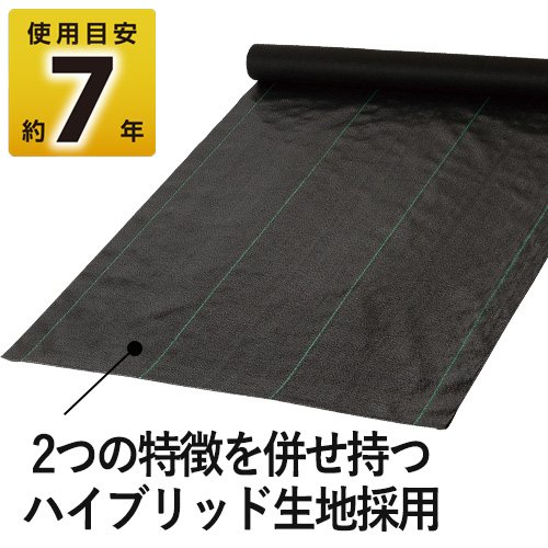 クロス生地と不織布生地の2つの特徴を併せ持つハイブリット生地を採用