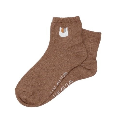 出所：しまむらパーク　レディース　クォーターソックス 刺繍付き（夏目友人帳）