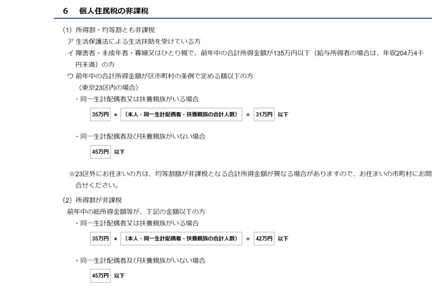 出所：東京都「個人住民税」
