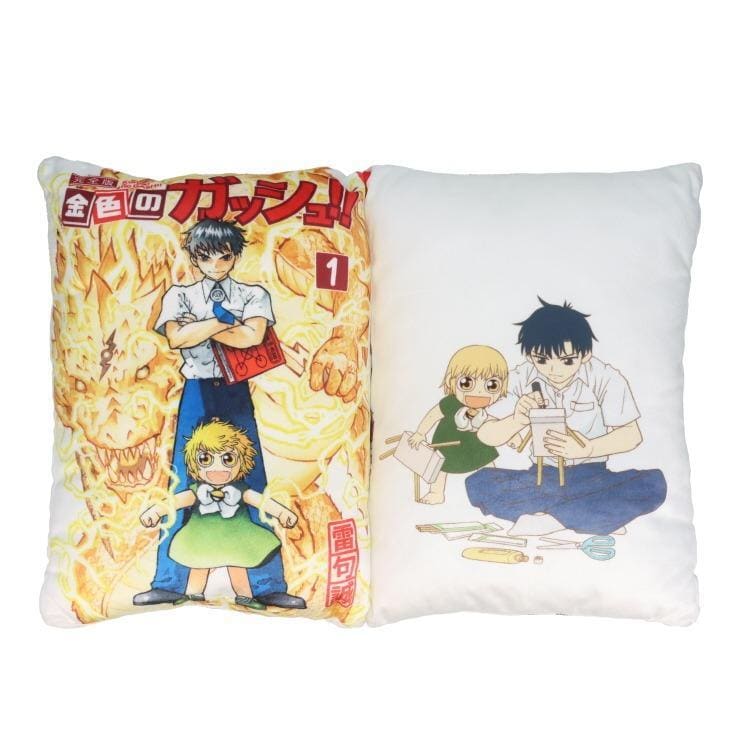 出所：しまむら公式オンラインストア ブック型クッション（金色のガッシュ!!）・ゴールド 216