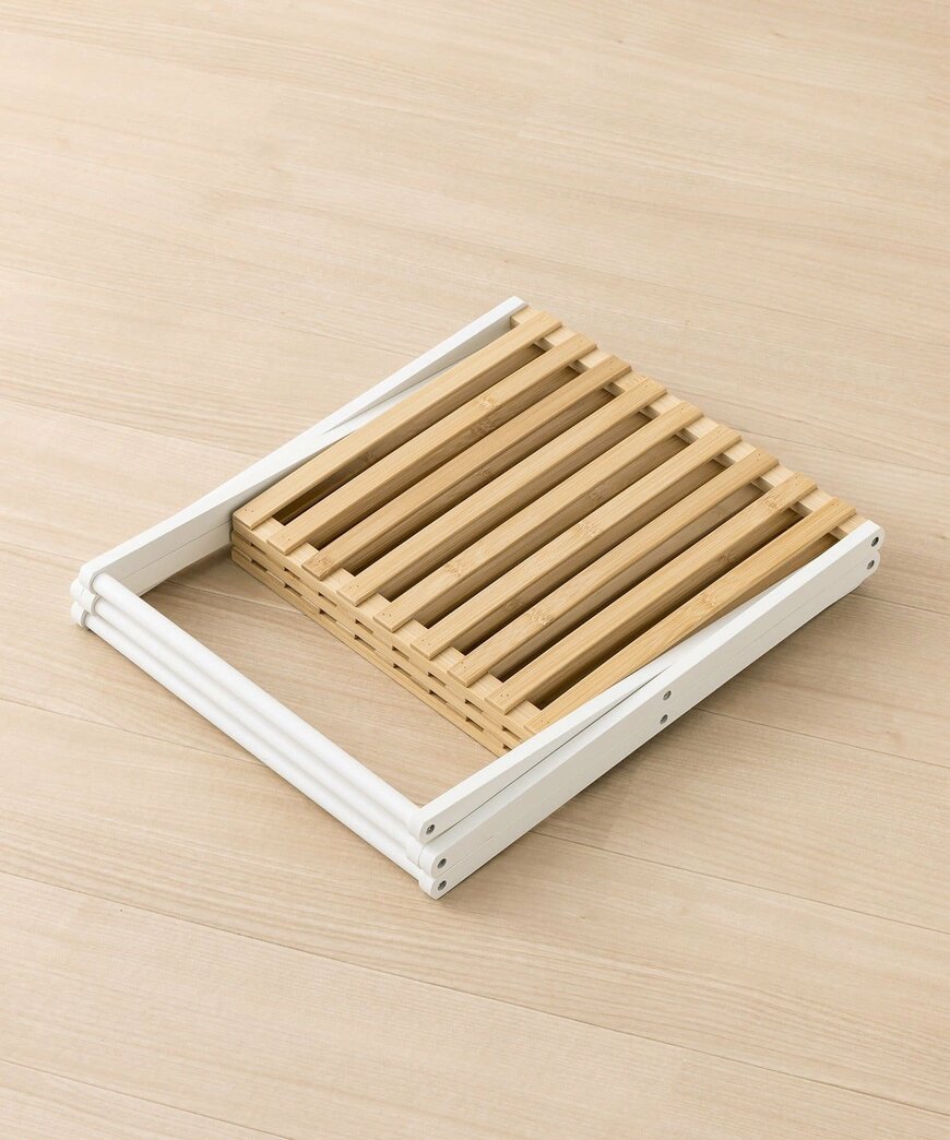 3COINS公式　折りたたみ式3段ラック