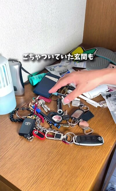 変身前の玄関まわり