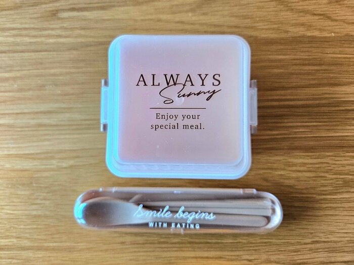 お弁当BOXと箸スプーンセットは相性バッチリ