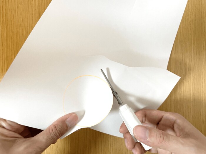 丸い形もスムーズにきれいに切ることができました