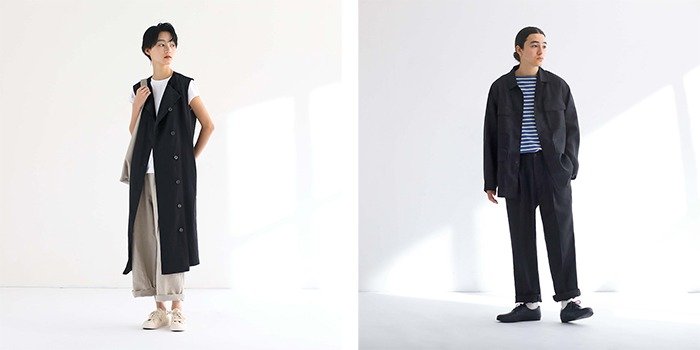 無印良品、天然素材を使用した衣料品イメージ画像