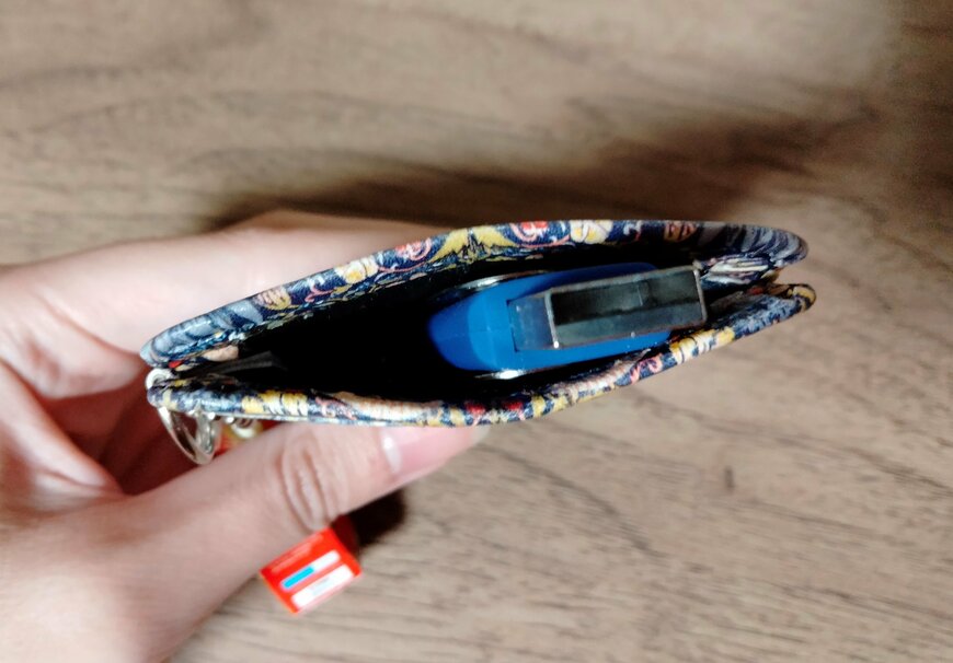 筆者撮影（セリア、パスケース ウィリアム・モリス）