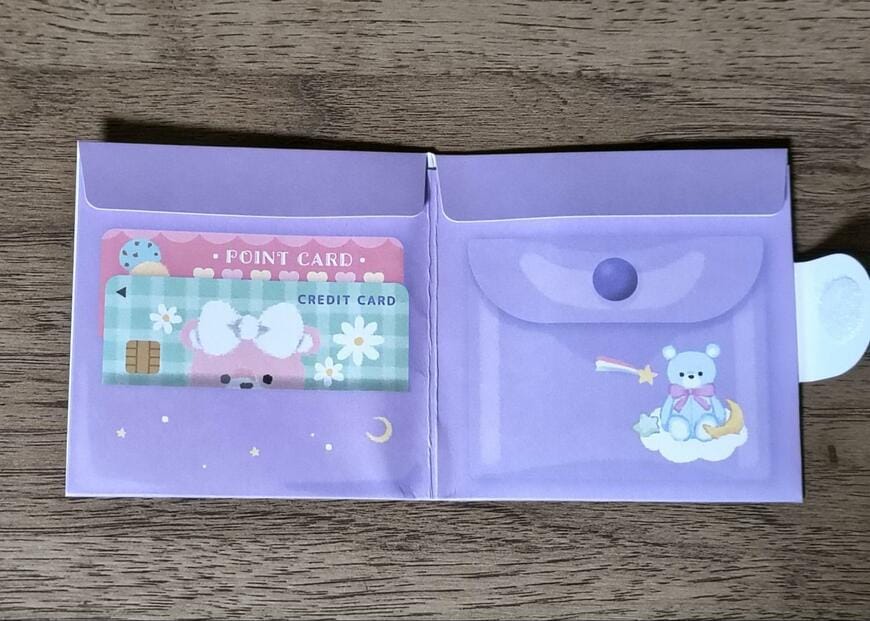 筆者撮影（キャンドゥ、ポチ袋 3枚 おさいふ型）