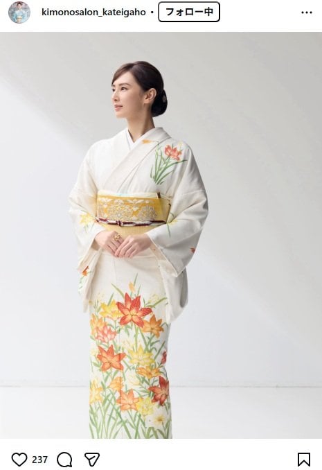 出所：『きものSalon』公式Instagram（＠kimonosalon_kateigaho） 参照日：2026年6月5日