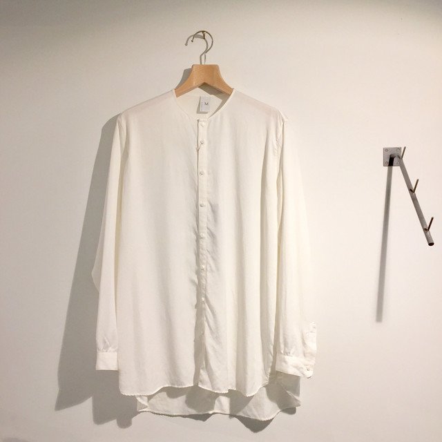 NO CONTROL AIR - Fibrillated Tencel yarn twill cloth No collar shirt 21,060円（税込）
