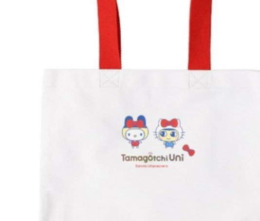 レディース　トートバッグ（たまごっちユニ×サンリオキャラクターズ）