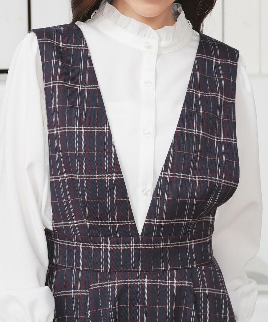 ハニーズ、Vネックジャンスカ画像