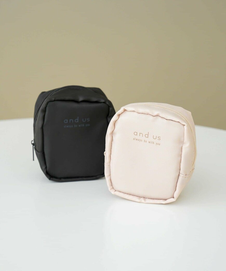 3COINS公式　ミニコスメポーチ／and us