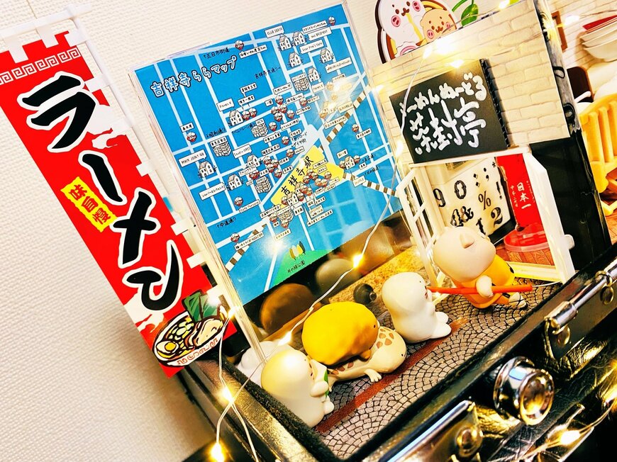 吉祥寺のサーキットフェスで機材の上に作ったラーメン屋