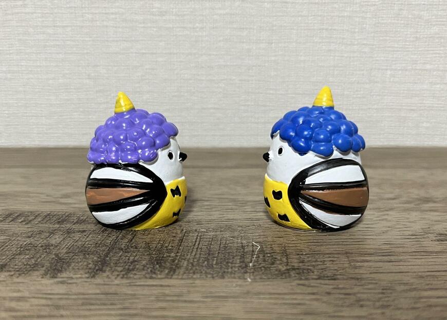 キャンドゥ、リトルフレンド ツノ1本鬼 シマエナガ・リトルフレンド ツノ2本鬼 シマエナガ画像