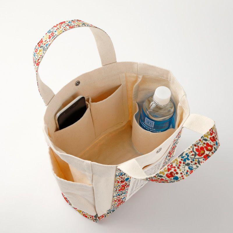 紀ノ国屋　リバティプリント　コットントート　ナチュラル　Coward