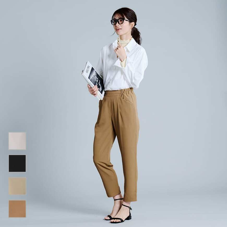 出所：ワークマン公式　レディースデイズサイドタックパンツ