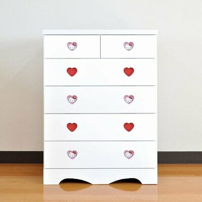 ニトリ公式通販ニトリネット ハイチェスト(ハート/キティ 75 WH)【島忠ホームズ商品】商品画像