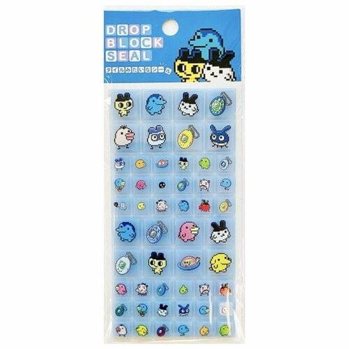 キュートなブロック型「シール(たまごっち)」(495円)