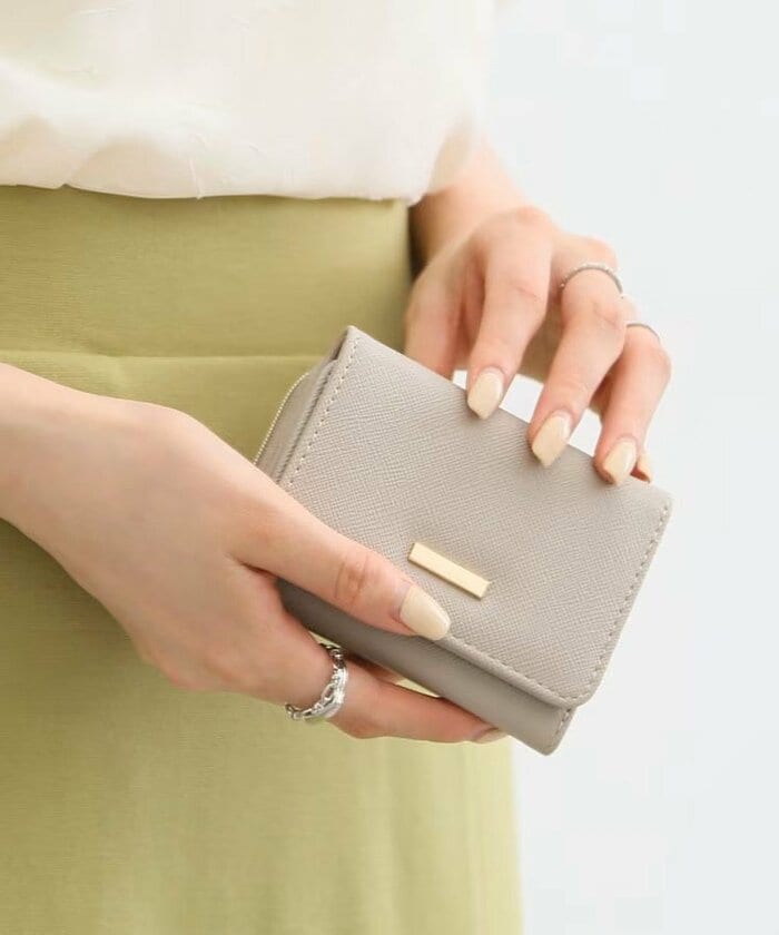 ジップウォレット(グレージュ)