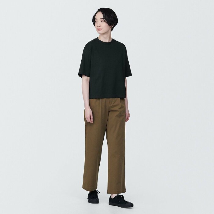 無印良品公式 涼感UVカットワイド半袖Tシャツ
