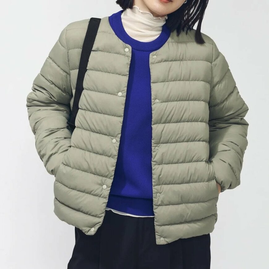 出所：アルペングループ公式オンラインストア　ライトダウンノーカラージャケット