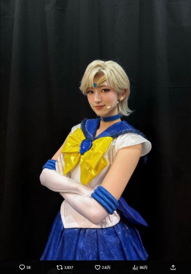 出所：梶川愛美のX（@kajikawa_manami）　参照日：2026年4月10日