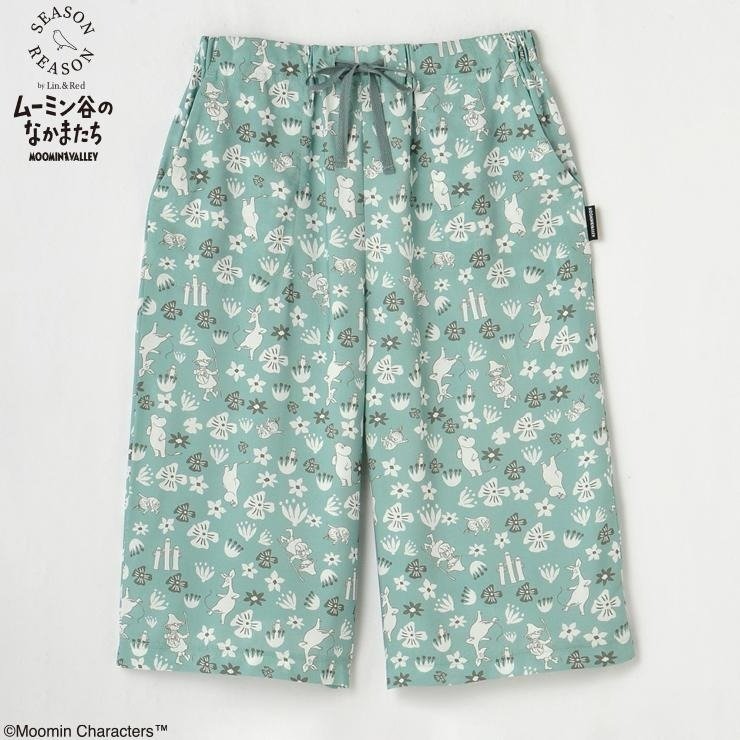 出所：しまむら公式　レディース　キャラクターハーフパンツ（SEASON REASON×MOOMIN）