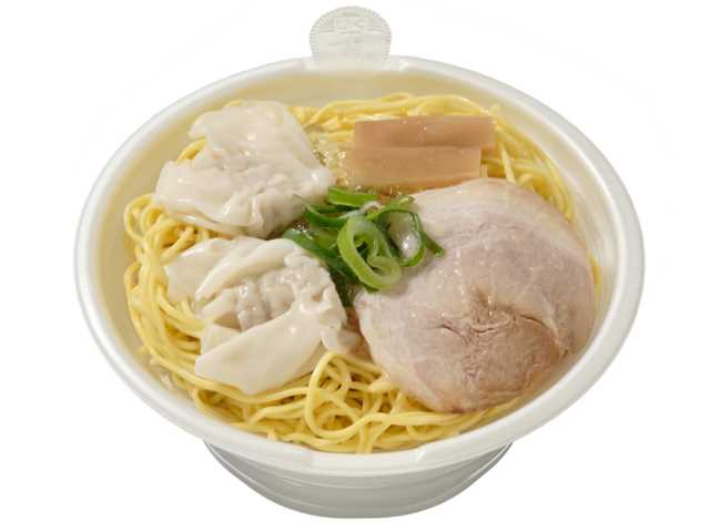 塩ラーメン ワンタン入