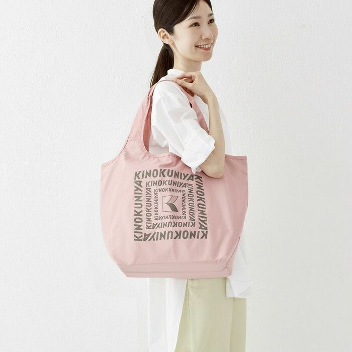 まとまる保冷バッグ　ピーチ