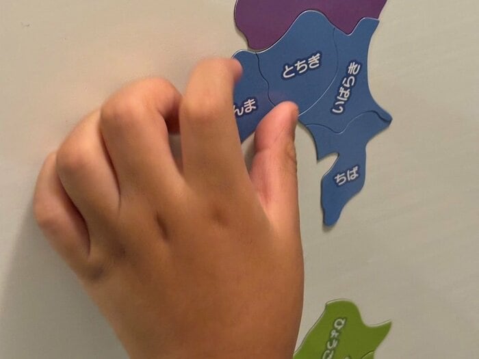 どのピースも子供が掴みやすいサイズ