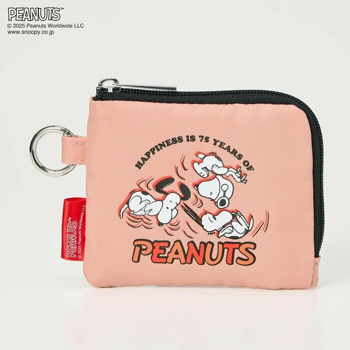 ピーナッツ75周年 フラットポーチ