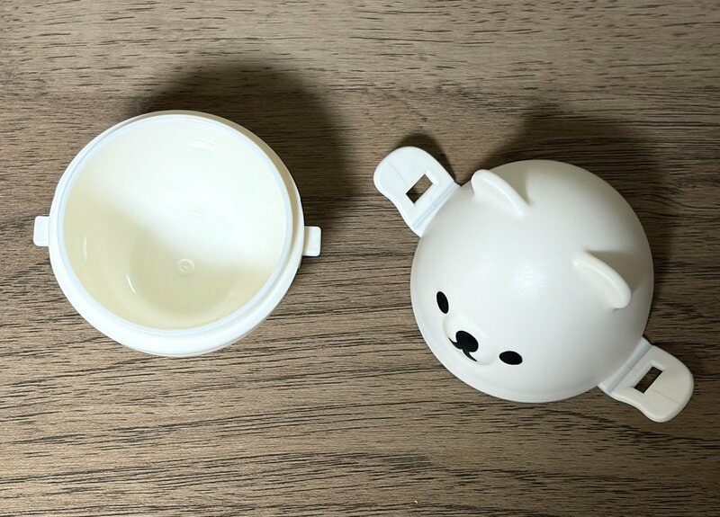 セリア、ゆでたまごケース筆者撮影写真