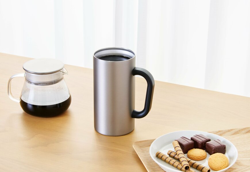 出所：イオン公式　ホームコーディ　大きめ取っ手付きタンブラー