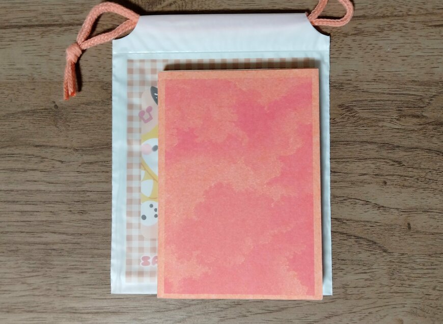 筆者撮影（ダイソー、ミニポリ巾着 2P）