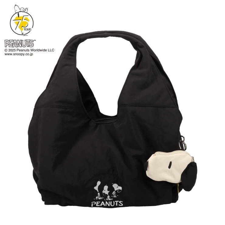 出所：しまむら公式　レディース　刺繍2WAYバッグ（PEANUTS）