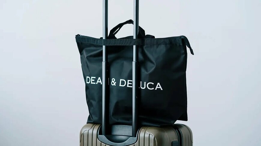 ディーン＆デルーカ公式　トラベルバッグ 再生ナイロンブラックの画像