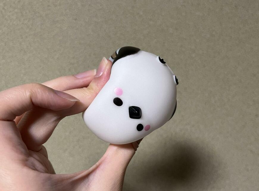 キャンドゥ、ソフトビニール製シマエナガ形状画像