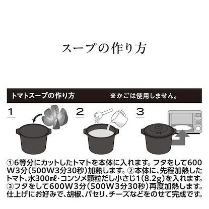 ニトリ、レンジでまるごと野菜スープ、作り方画像