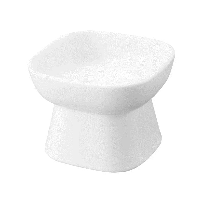 食べやすい高さ陶器ペットフードボウル タワー