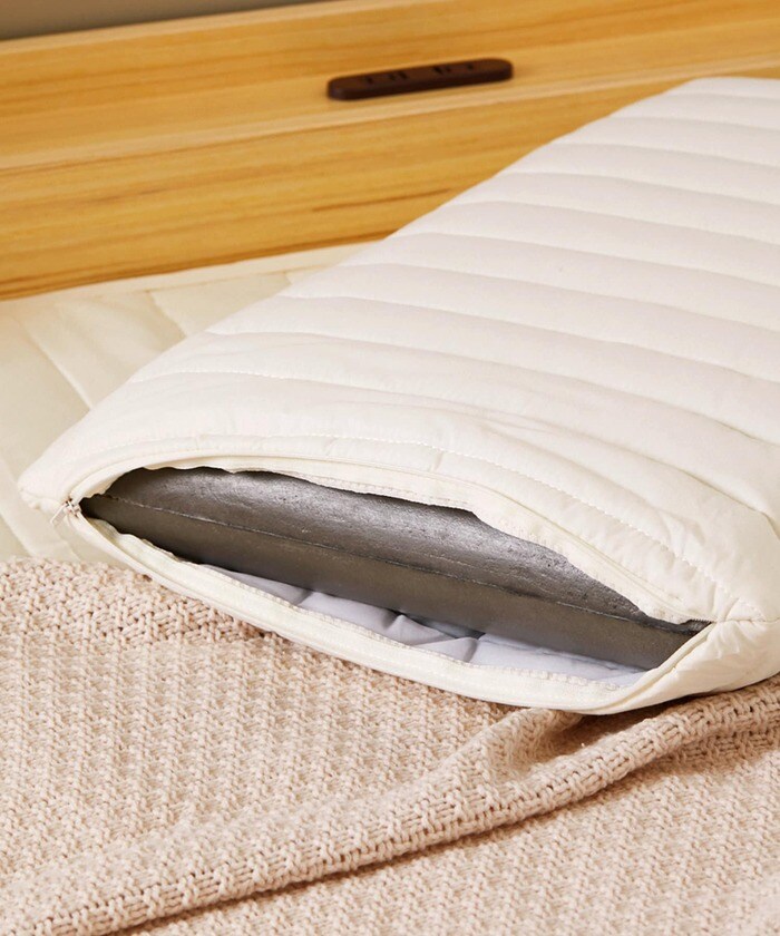 カバーのみ洗えるので清潔に使用できます