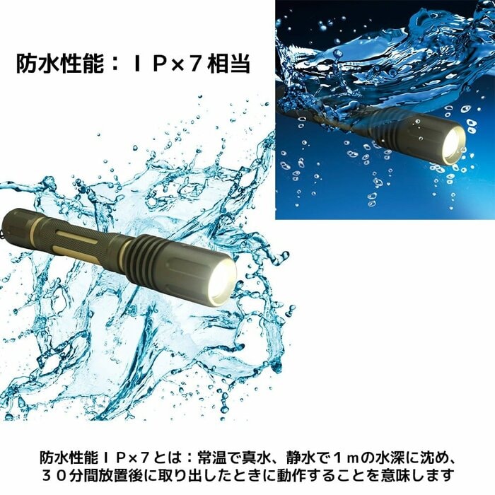 常に水濡れの危険があるシーンでも安心