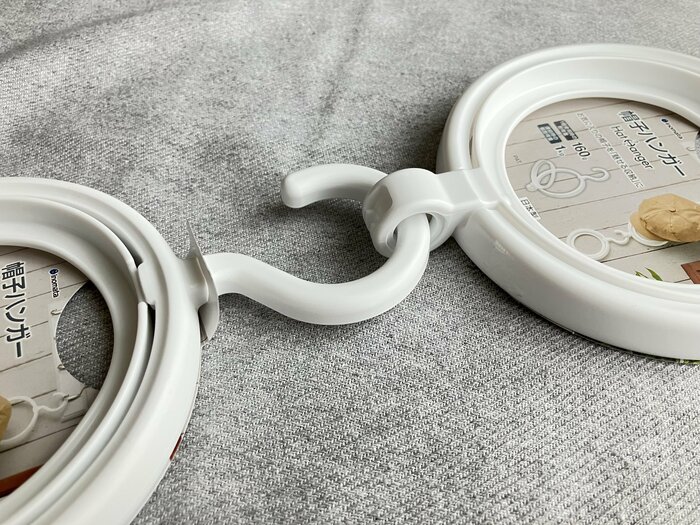 帽子ハンガーは連結が可能!