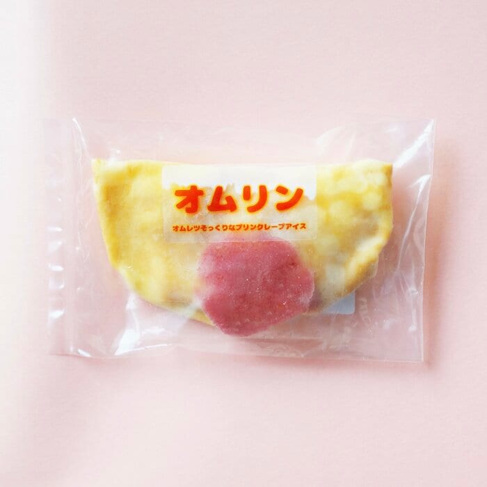 少し温めることでクレープ生地がもっちり変化する美味しい仕掛け。