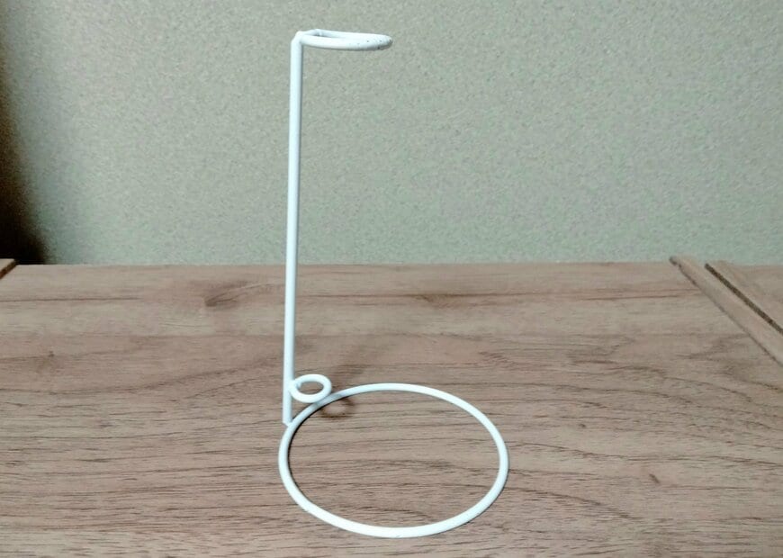 筆者撮影（セリア、ワイヤースタンド ボトムラウンド）