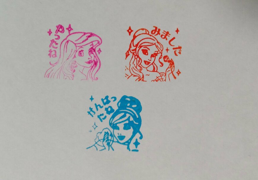 筆者撮影（ダイソー、3段式スタンプ）