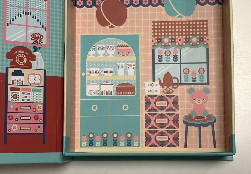 キャンドゥ、ブック型ボックス M リカちゃん レトロポップの画像