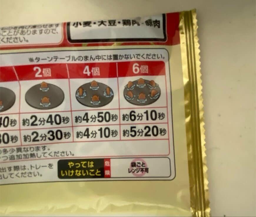 商品のパッケージ