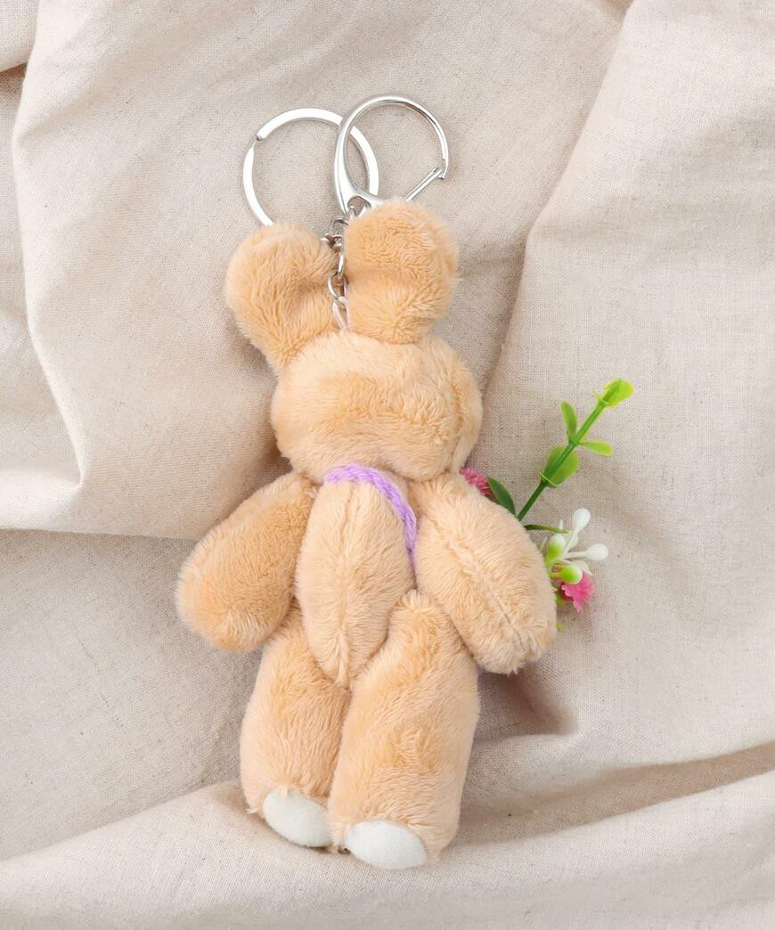 3COINS フラワーぬいぐるみキーホルダー